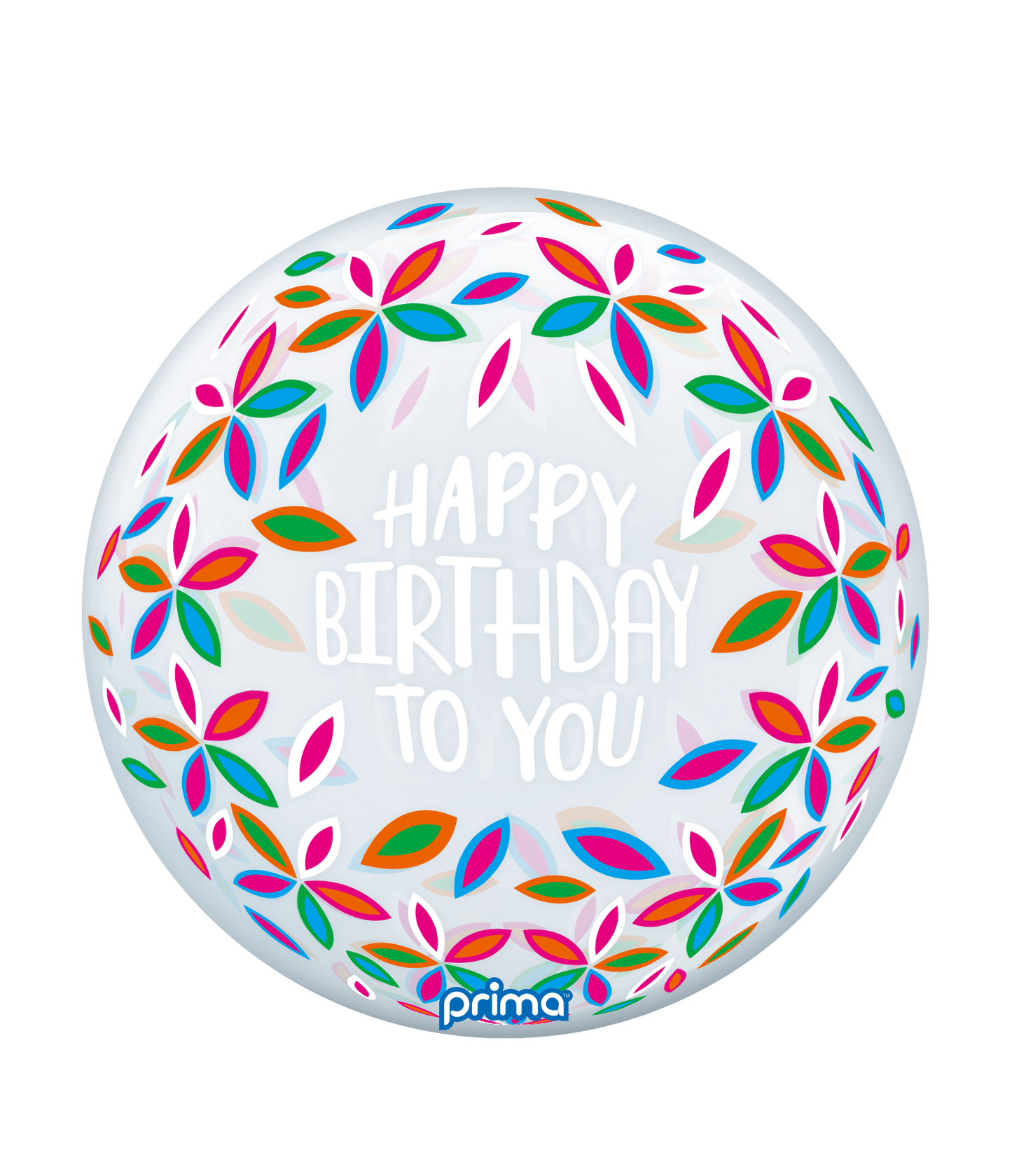 20” Colorful Petals Birthday Sphere - BAM Party Global