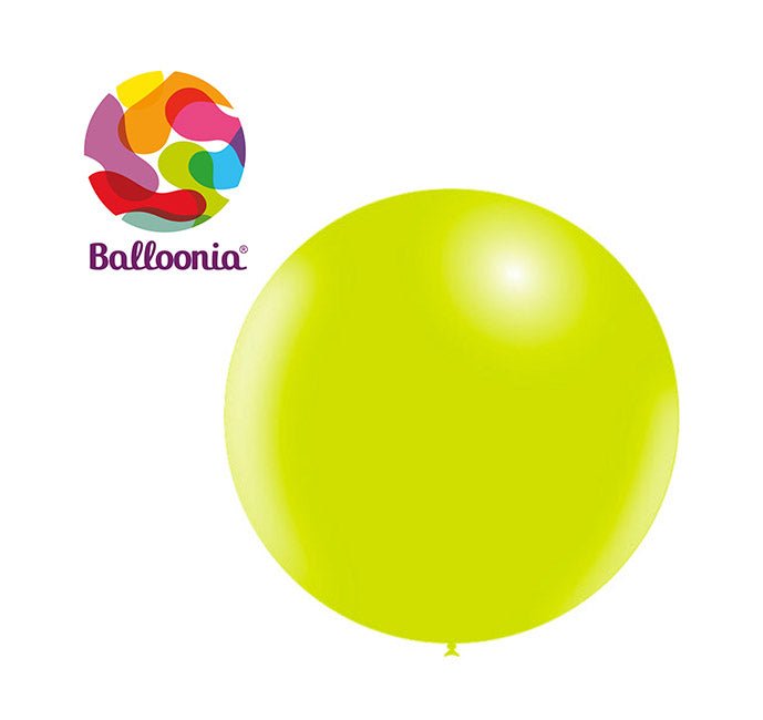 Balloonia 18" Latex Lime Green 25ct - BAM Party Global