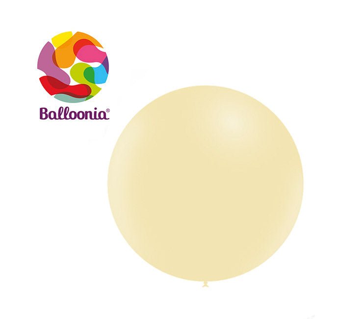 Balloonia 18" Matte Latex Yellow 25ct - BAM Party Global