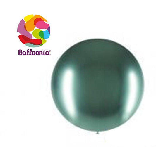 Balloonia 2ft Brilliant Latex Green 5ct - BAM Party Global