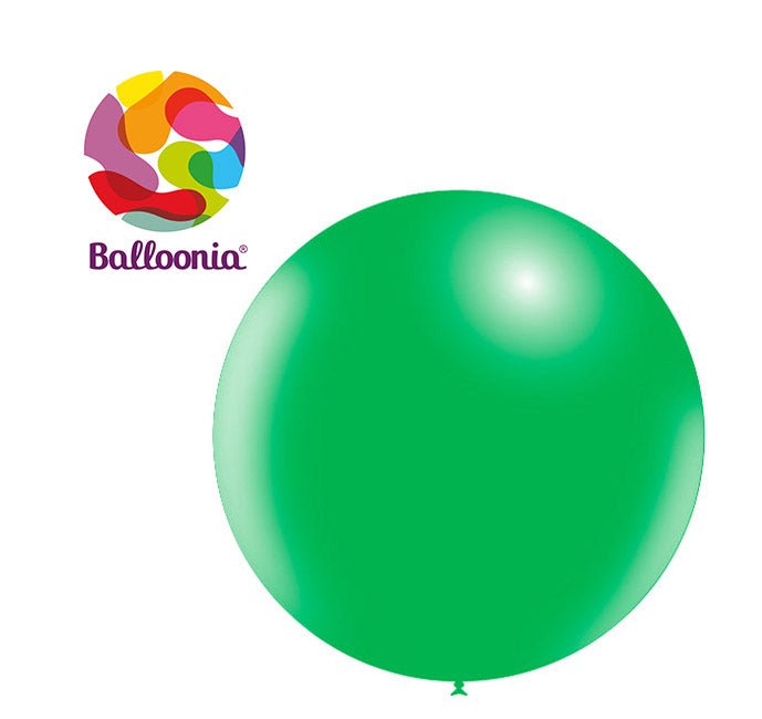 Balloonia 2ft Green Latex Balloon 5ct - BAM Party Global