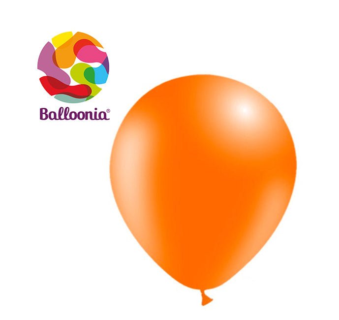 Balloonia 2ft Orange Latex Balloon 5ct - BAM Party Global