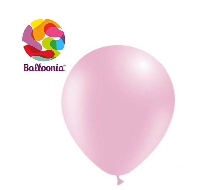 Balloonia Baby Pink Latex Balloons - BAM Party Global