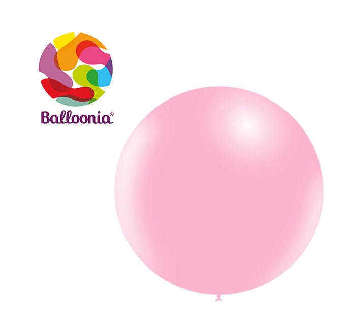 Balloonia Baby Pink Latex Balloons - BAM Party Global