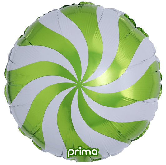 18” Lime Candy Swirl - BAM Party Global