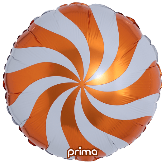 18” Orange Candy Swirl - BAM Party Global