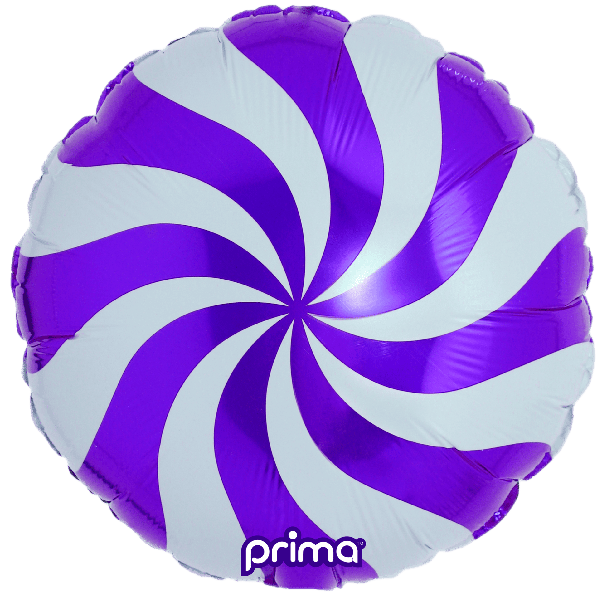 18” Purple Candy Swirl - BAM Party Global