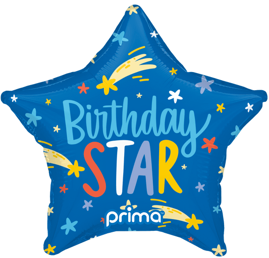 9” Star Birthday Star - BAM Party Global