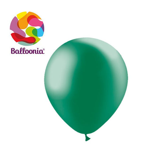 Balloonia 10" Forest Green Latex Balloons - 100ct - BAM Party Global