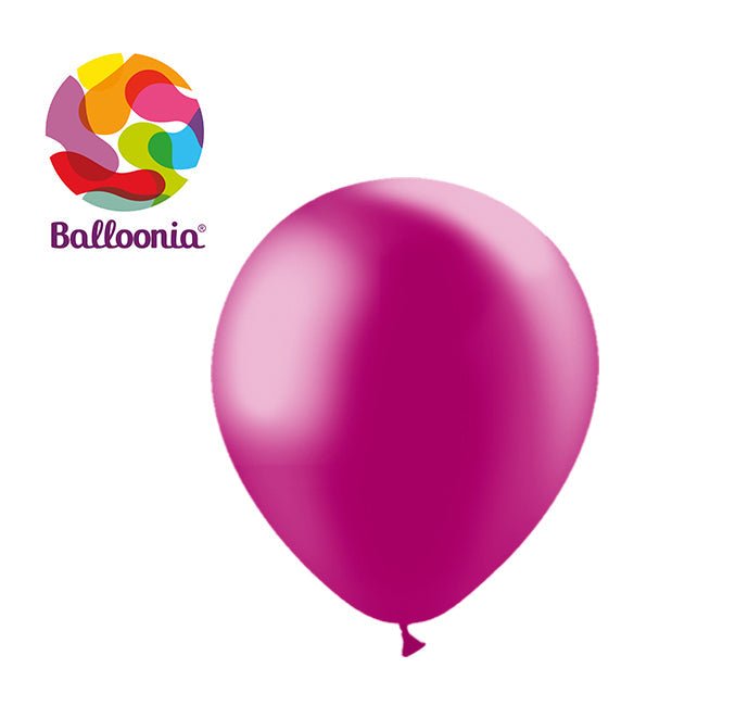 Balloonia 10" Latex Fuchsia 100ct - BAM Party Global