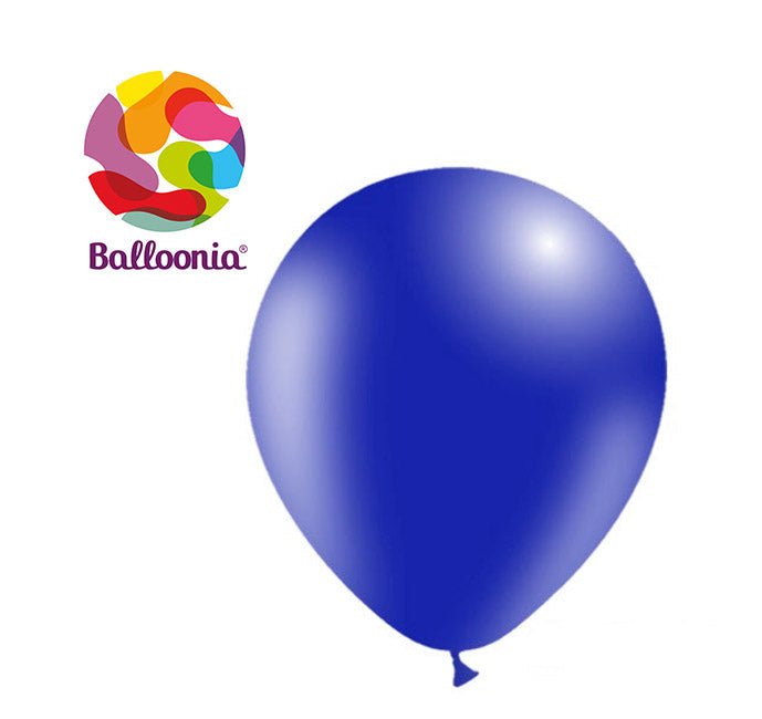 Balloonia 10" Latex Navy 100ct - BAM Party Global