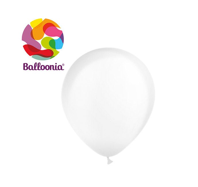 Balloonia 10" Latex Transparent 100ct - BAM Party Global