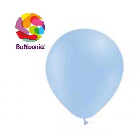 Balloonia 10" Matte Blue Latex Balloons - 100ct - BAM Party Global