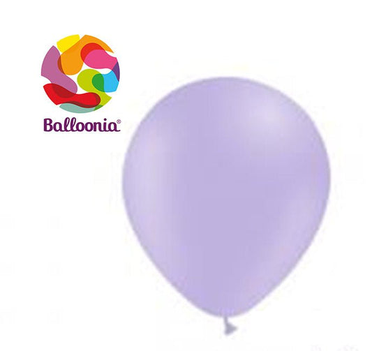 Balloonia 10" Matte Lavender Latex Balloons - 100ct - BAM Party Global