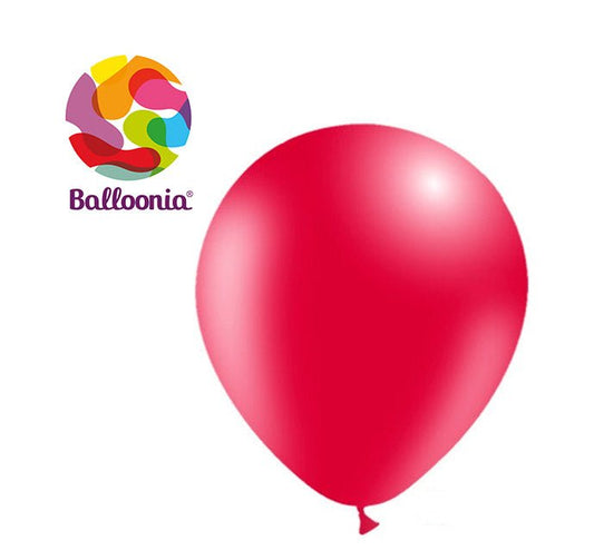 Balloonia 10" Red Latex Balloons - 100ct - BAM Party Global