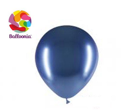 Balloonia 12" Brilliant Blue Latex Balloons - 50ct - BAM Party Global