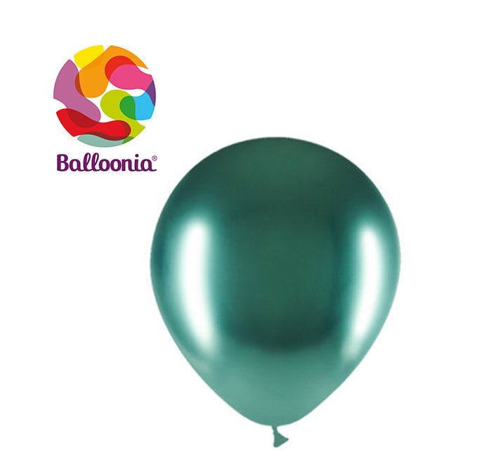 Balloonia 12" Brilliant Green Latex Balloons - 25ct - BAM Party Global