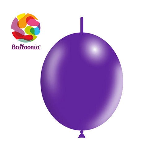 Balloonia 12" Decolink Latex Purple 100ct - BAM Party Global