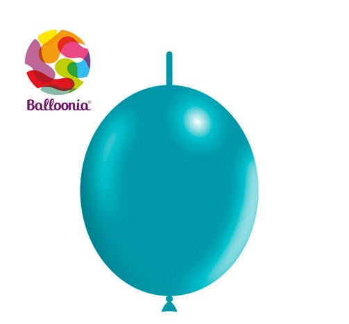 Balloonia 12" Decolink Latex Turquoise 100ct - BAM Party Global