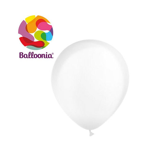 Balloonia 12" Latex Transparent 50ct - BAM Party Global