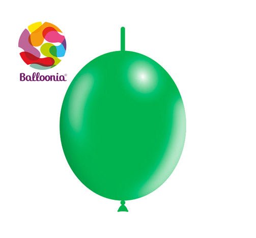 Balloonia Decolink 12" Green Latex balloons - 100ct - BAM Party Global