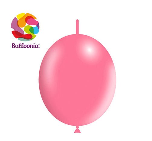 Balloonia Decolink 12" Pink Latex Balloons - 100ct - BAM Party Global