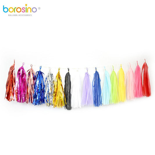 Tissue Tassel Banner - BAM Party Global