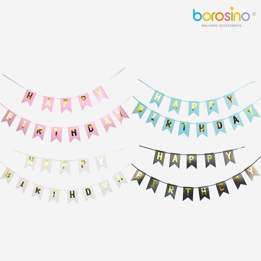 Two Stringed Birthday Banner - BAM Party Global